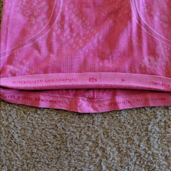 Pink lululemon workout tank - Picture 2 of 4